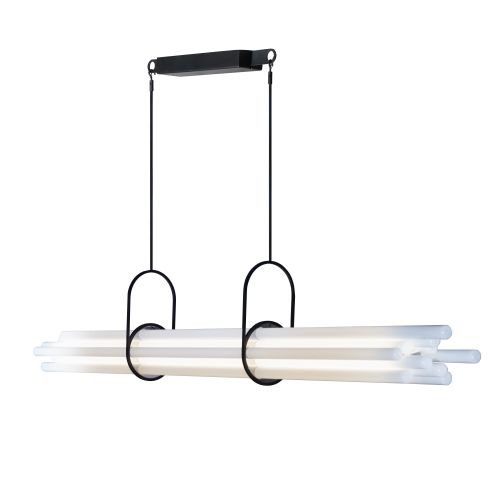 NL12 Pendant Light - DCW Éditions Paris - Design Sebastian Summa - Integrated LED 2700K - 4800lm - L 130 cm - 4.5m Cable