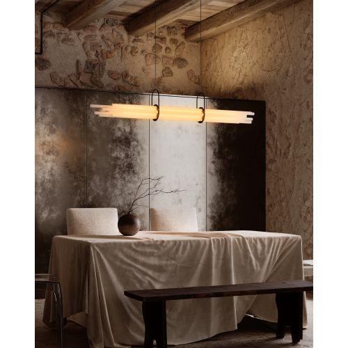 NL12 Pendant Light - DCW Éditions Paris - Design Sebastian Summa - Integrated LED 2700K - 4800lm - L 130 cm - 4.5m Cable 2