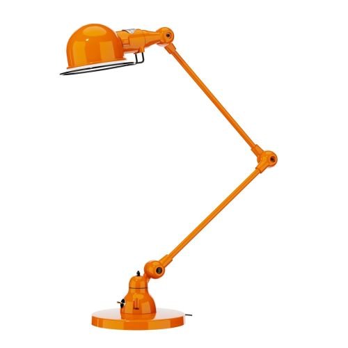 Jieldé Signal SI333 - Lampe de table industrielle - 2 bras articulés (2x30 cm) - Réflecteur orientable Ø10 cm - H 70 cm