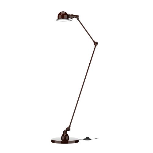 Jieldé Signal SI833 - Industrial Floor Lamp - 2 Adjustable Arms (80 cm + 30 cm) - Tiltable Reflector Ø10 cm