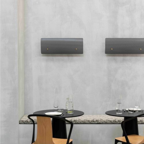 G320 - Sammode - Applique murale perforée Pierre Guariche L70 cm