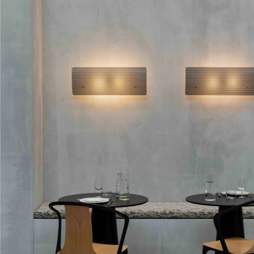 G320 - Sammode - Perforierte Wandleuchte Pierre Guariche L70 cm