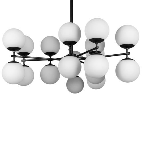 Zodiac – Kronleuchter / Pendelleuchte – Schwung – 18-flammig E14 – L 131 cm