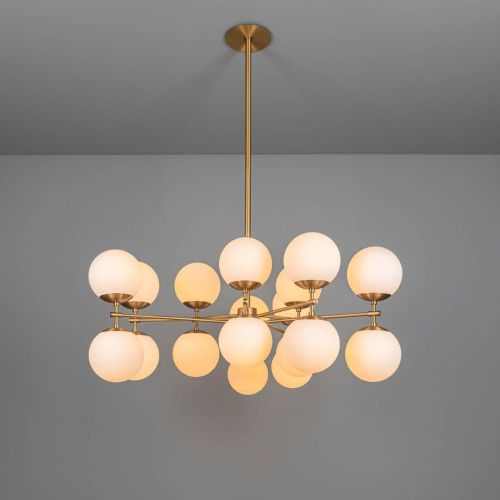 Zodiac – Lustre suspension – Schwung – 18 lumières E14 – L 131 cm