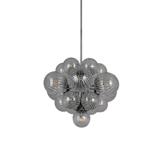 Nova – Kronleuchter / Pendelleuchte – Schwung – 19-flammig E14 – L 69 cm