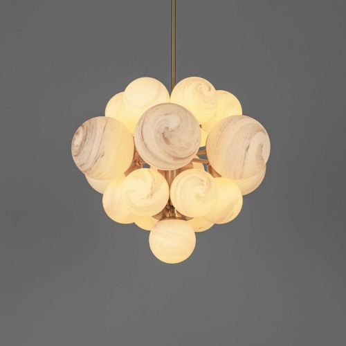 Nova – Lustre suspension – Schwung – 19 lumières E14 – L 69 cm