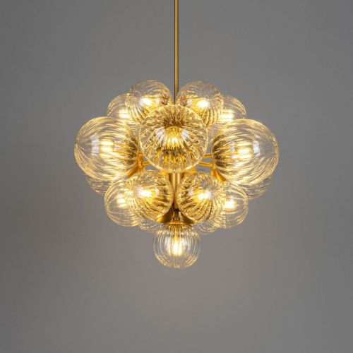 Nova – Chandelier / Pendant Light – Schwung – 19 E14 Lights – L 69 cm