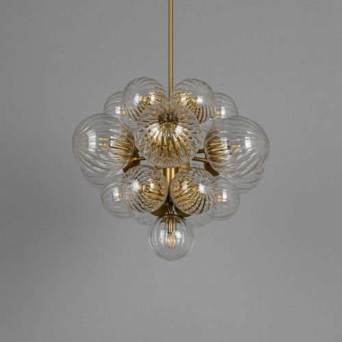 Nova – Kronleuchter / Pendelleuchte – Schwung – 19-flammig E14 – L 69 cm