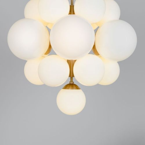 Nova – Kronleuchter / Pendelleuchte – Schwung – 19-flammig E14 – L 69 cm