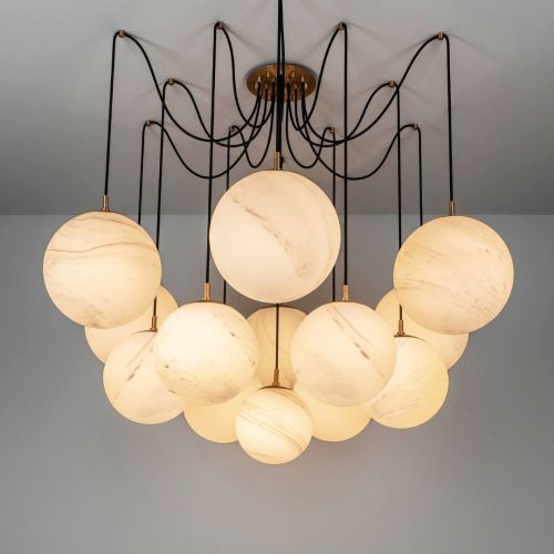 Spider – Chandelier / Pendant Light – Schwung – 13 E14 Lights – L 159 cm