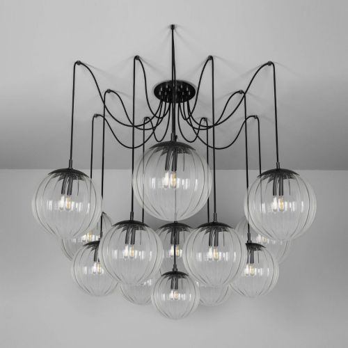 Spider – Lustre suspension – Schwung – 13 lumières E14 – L 159 cm