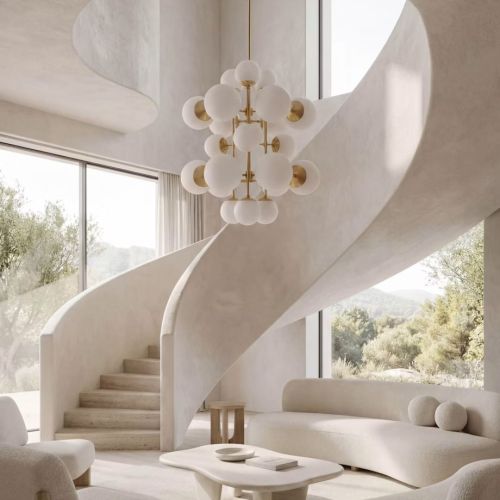 Glow – Lustre suspension – Schwung – 21 lumières E14 – L 81 cm