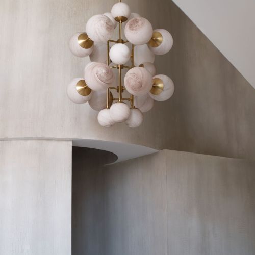 Glow – Chandelier / Pendant Light – Schwung – 21 E14 Lights – L 81 cm