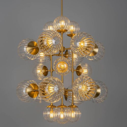 Glow – Lustre suspension – Schwung – 21 lumières E14 – L 81 cm