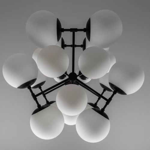 Glow – Kronleuchter / Pendelleuchte – Schwung – 21-flammig E14 – L 81 cm