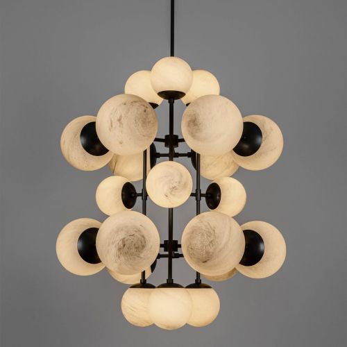 Glow – Chandelier / Pendant Light – Schwung – 21 E14 Lights – L 81 cm
