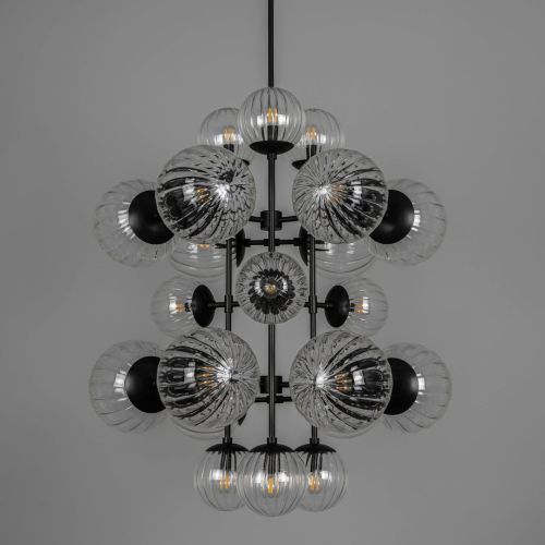 Glow – Lustre suspension – Schwung – 21 lumières E14 – L 81 cm