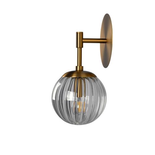 Sunset – Wall Light – Schwung – Glass Globe – E14 LED – H 31 cm