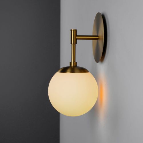 Sunset – Applique murale – Schwung – Globe en verre – LED E14 – H 31 cm