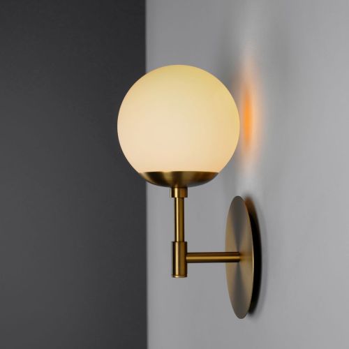 Sunset – Applique murale – Schwung – Globe en verre – LED E14 – H 31 cm