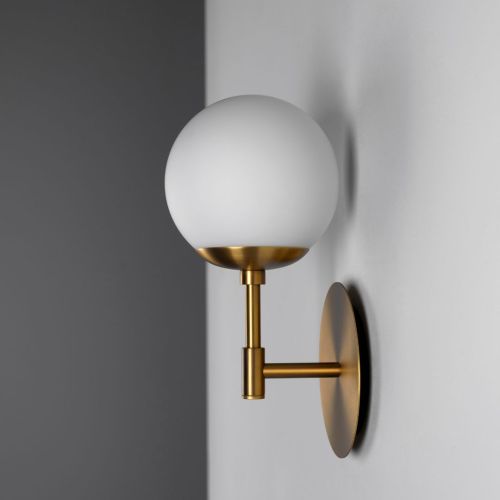 Sunset – Wall Light – Schwung – Glass Globe – E14 LED – H 31 cm