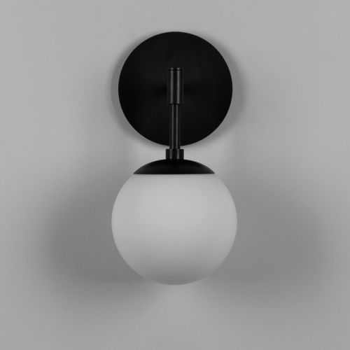 Sunset – Wandleuchte – Schwung – Glaskugel – E14 LED – H 31 cm