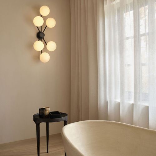 Orion 6 – Wand- / Deckenleuchte – Schwung – 6-flammig E14 – H 85 cm