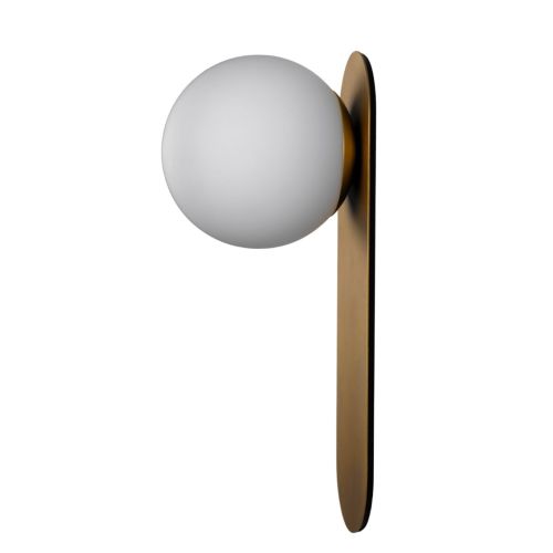 Adrion L – Wand- / Deckenleuchte – Schwung – Glaskugel – E14 LED – H 38 cm
