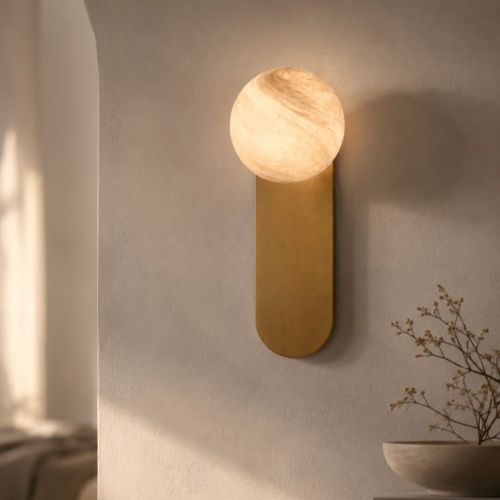 Adrion L – Wall / Ceiling Light – Schwung – Glass Globe – E14 LED – H 38 cm 2