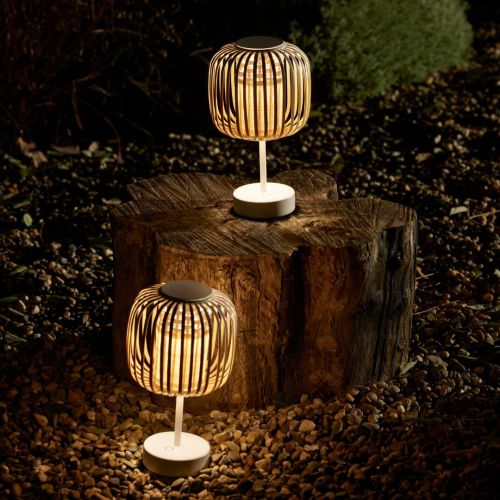 Bamboo Mini – Lampe de table portable sans fil – Forestier – Arik Levy – LED 3W IP65 – H 28 cm