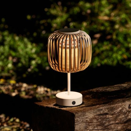 Bamboo Mini – Cordless Portable Table Lamp – Forestier – Arik Levy – 3W LED IP65 – H 28 cm