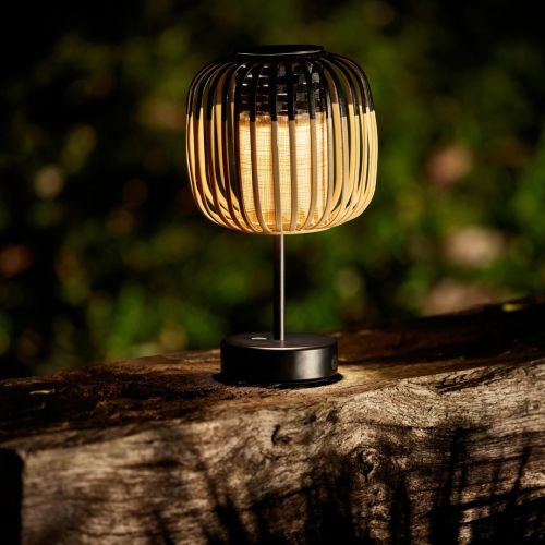 Bamboo Mini – Lampe de table portable sans fil – Forestier – Arik Levy – LED 3W IP65 – H 28 cm