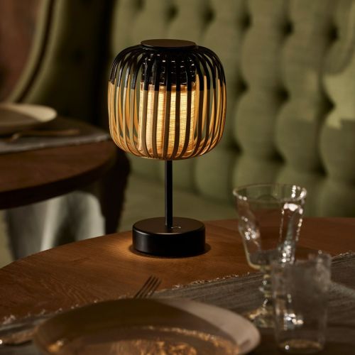 Bamboo Mini – Kabellose tragbare Tischleuchte – Forestier – Arik Levy – LED 3W IP65 – H 28 cm