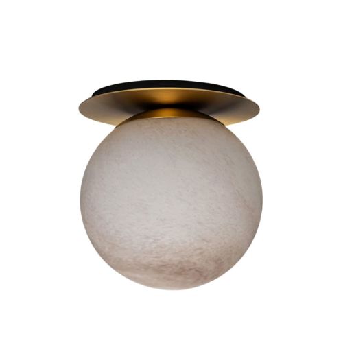 Pulsar 150 – Applique murale / Plafonnier – Schwung – Globe en verre – LED E14 – Ø 15 cm