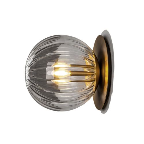 Pulsar 200 – Applique murale / Plafonnier – Schwung – Globe en verre – LED E14 – Ø 20 cm