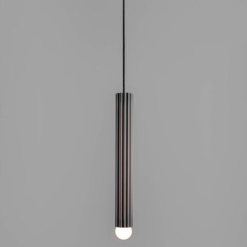 Vesta Single MD – Suspension – Schwung – Laiton massif – LED E14 – H 397 cm