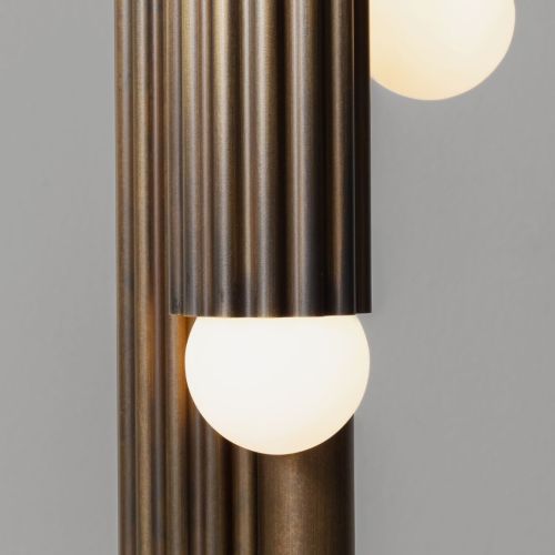Vesta Table – Lampe de table – Schwung – Laiton massif – 6 LED E14 – H 61 cm