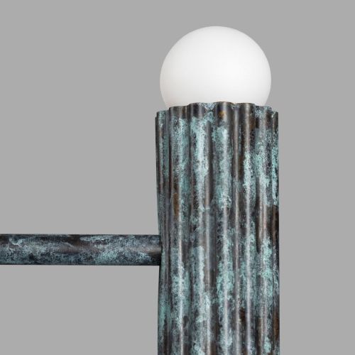 Vesta Round 24 – Chandelier / Pendant Light – Schwung – Solid Brass – 24 E14 LEDs – Ø 80 cm
