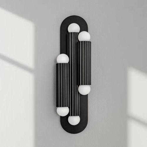 Vesta Triple – Wall / Ceiling Light – Schwung – Solid Brass – 6 E14 LEDs – H 38 cm