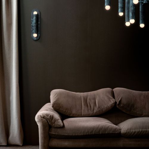 Vesta SM – Wall / Ceiling Light – Schwung – Solid Brass – 2 E14 LEDs – H 31 cm 2