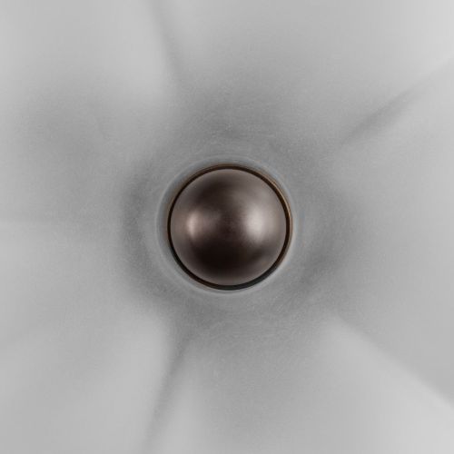 Hana MD – Wall / Ceiling Light – Schwung – Frosted Opal Glass & Brass – 3 E14 LEDs – Ø 34 cm