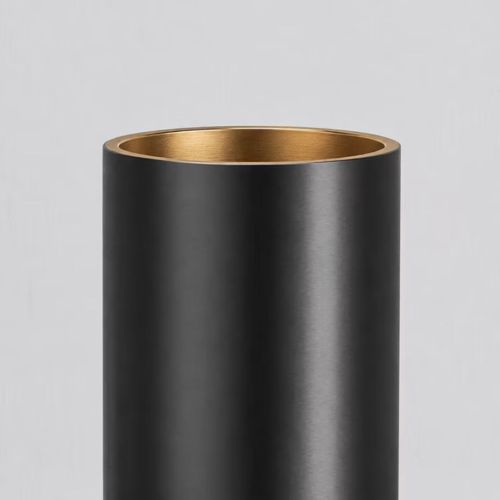 Hana LG – Wall / Ceiling Light – Schwung – Sandblasted Borosilicate Glass & Brass – E14 LED – Ø 49 cm